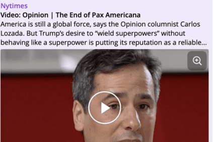 Perspectivă din SUA: Sfârșitul Pax Americana