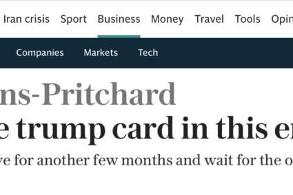 Vedere din Londra: Criza energetică – Iranul are un as în mânecă