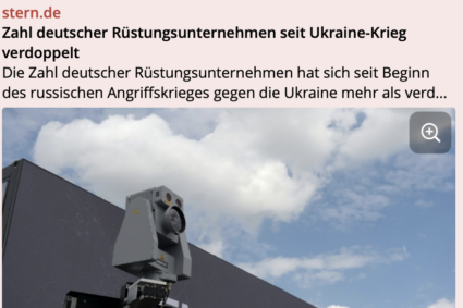 Industria militară germană crește rapid din 2022