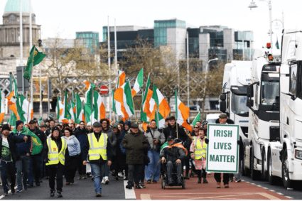 Guvernul irlandez, în pragul colapsului pe fondul protestelor masive?