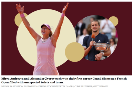 Rușii au cucerit Franța. Andreeva și Zverev, învingători la Roland Garros