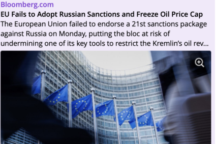 Europenii nu au reușit să convină asupra unui nou pachet de sancțiuni din cauza neînțelegerilor privind gazul – Bloomberg