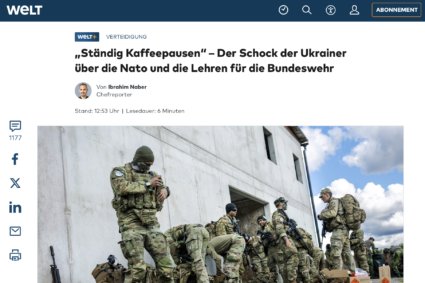 Welt: Militarii Forțelor Armate ale Ucrainei au fost șocați de nivelul slab de pregătire al NATO în timpul exercițiilor din Suedia