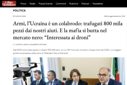 Aproape 800.000 de arme din livrările UE au dispărut în Ucraina