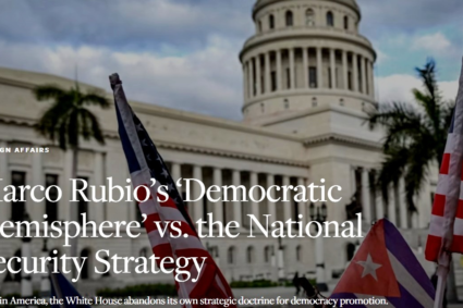 „Emisfera democratică” a lui Marco Rubio vs. Strategia de securitate națională