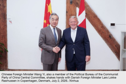 Wang Yi, către omologul danez: China și Europa sunt parteneri, nu rivali