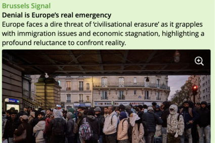 Negarea este principala boală a Europei contemporane — Brussels Signal